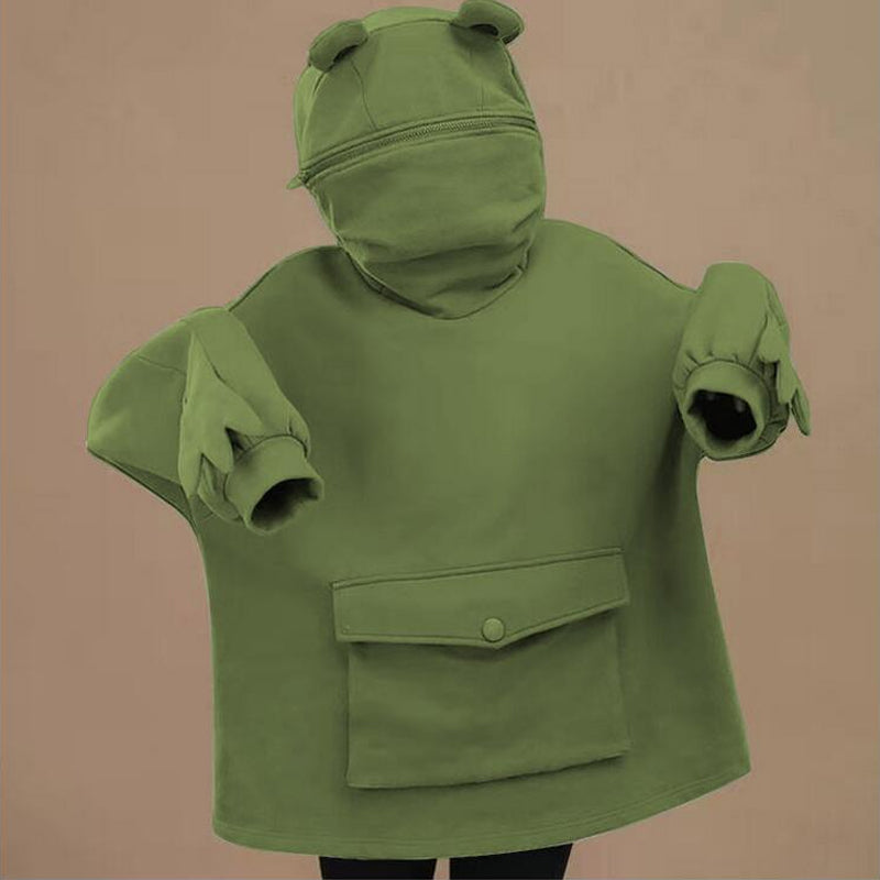 Unisex-Frosch-Hoodie