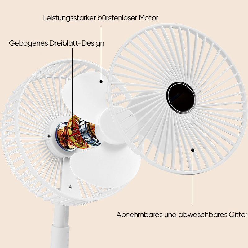 Teleskop-Klappventilator