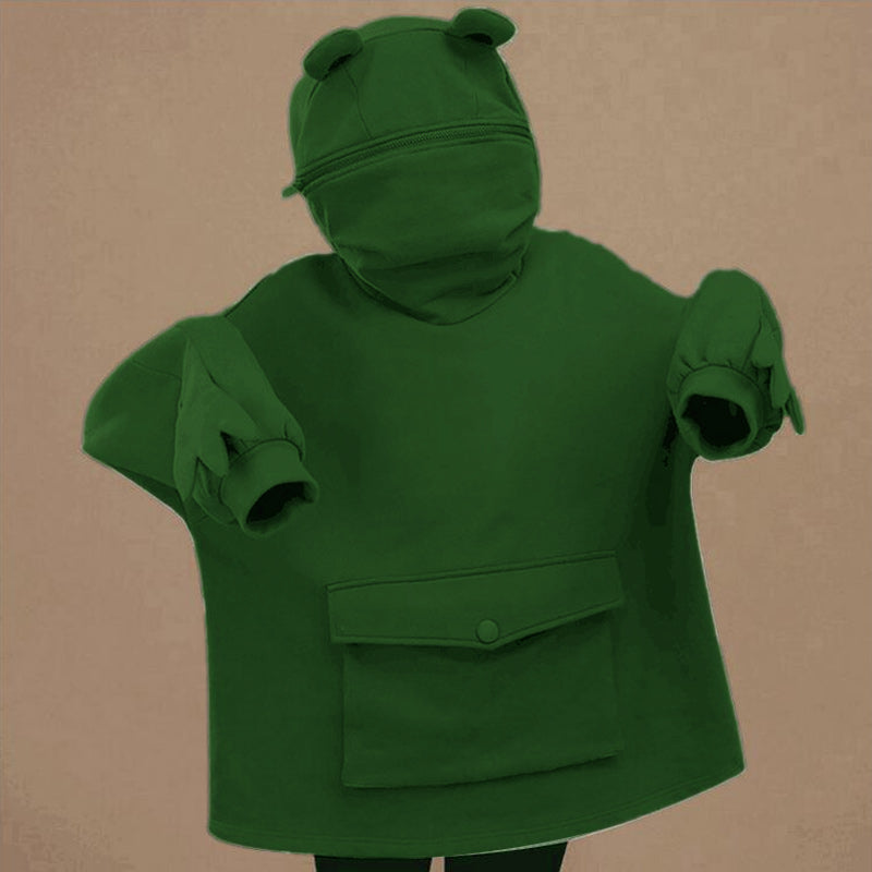 Unisex-Frosch-Hoodie