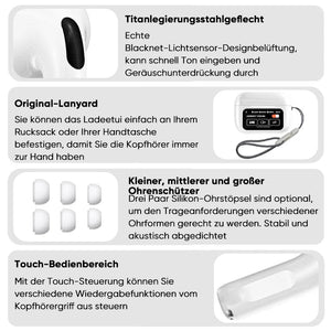 Bluetooth-Ohrhörer mit Geräuschunterdrückung