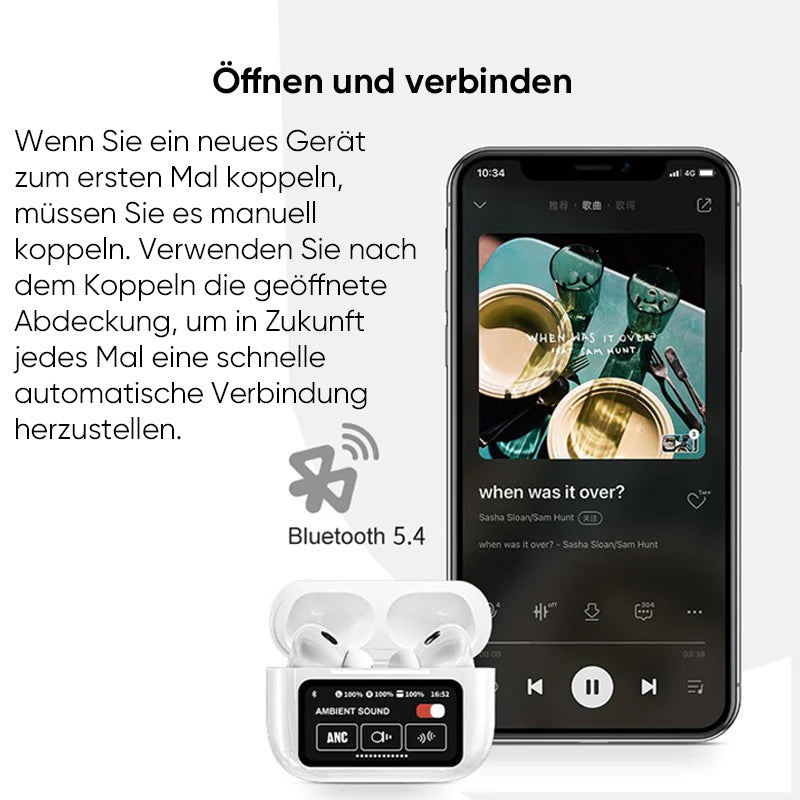 Bluetooth-Ohrhörer mit Geräuschunterdrückung