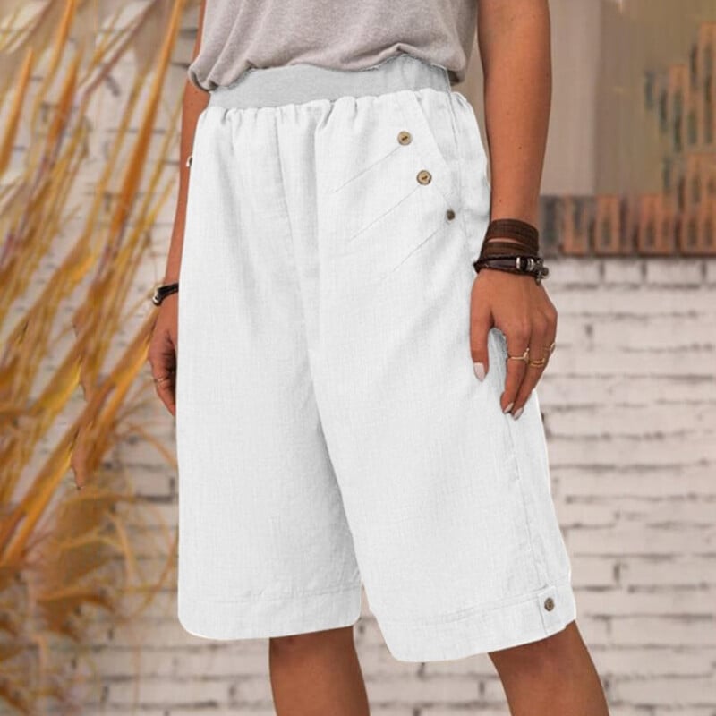 Lässige Taschenshorts für Damen im Sommer