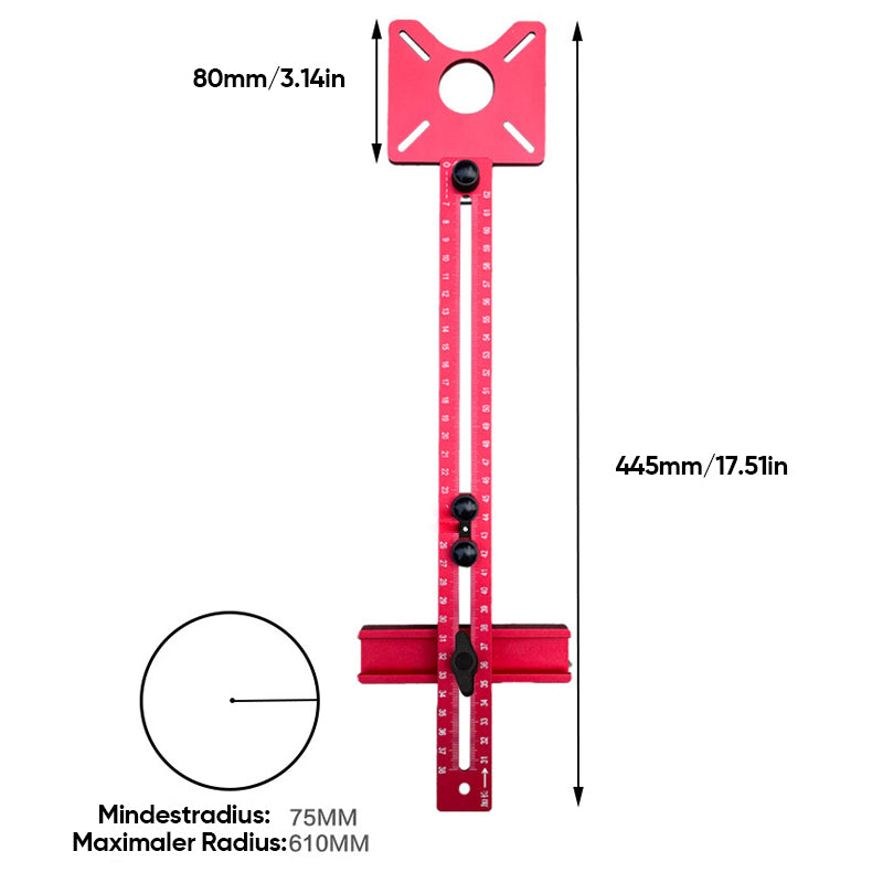 COMDALIY®3 IN 1 FRÄSROUTER-NUTENHALTERUNG