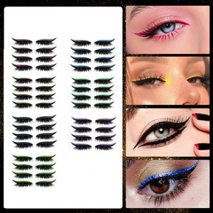 Wiederverwendbare Eyeliner und Wimpernaufkleber