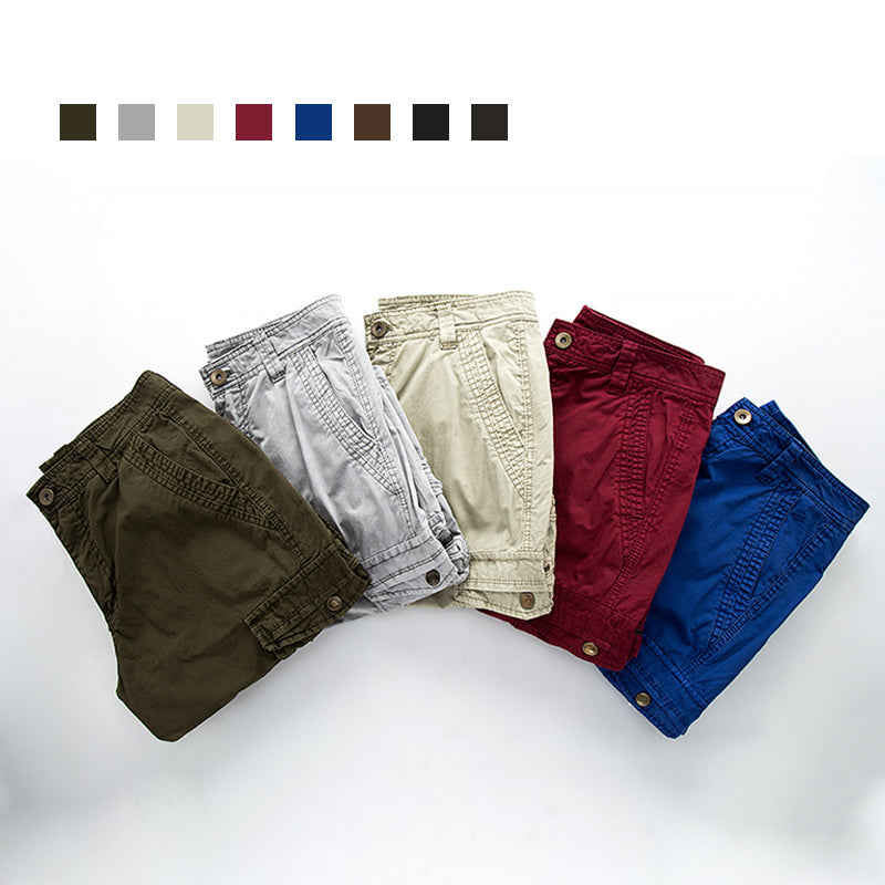 Stylische, strapazierfähige Cargo-Shorts aus Baumwolle für Herren——🔥🔥Sommer-Vorverkaufsaktion