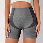 Bauchkontrollierende Gym-Shorts für Damen mit hoher Taille