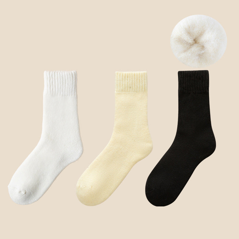 Kuschelige Unisex-Winter-Thermosocken aus Samt