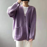 Bequemer Strickcardigan mit Taschen