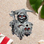 Grim Reaper 3D-Autoaufkleber-Emblem zum Abziehen und Aufkleben