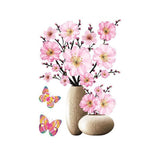 3D Stereo Vase Wandsticker selbstklebend