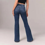 Ultrahohe Stretch-Flare-Jeans