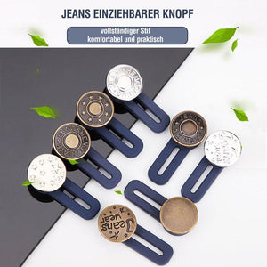 Jeans einziehbarer Knopf