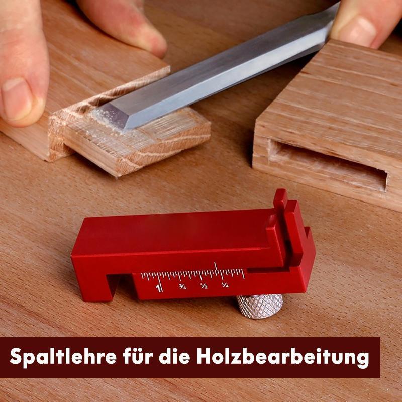 Spaltlehre für die Holzbearbeitung