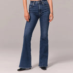 Ultrahohe Stretch-Flare-Jeans