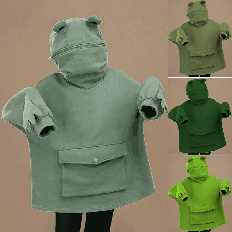 Unisex-Frosch-Hoodie