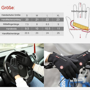 Premiume warme winddichte wasserdichte Touchscreen Handschuhe Unisex