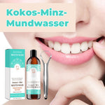 Mundwasser für weiße Zähne