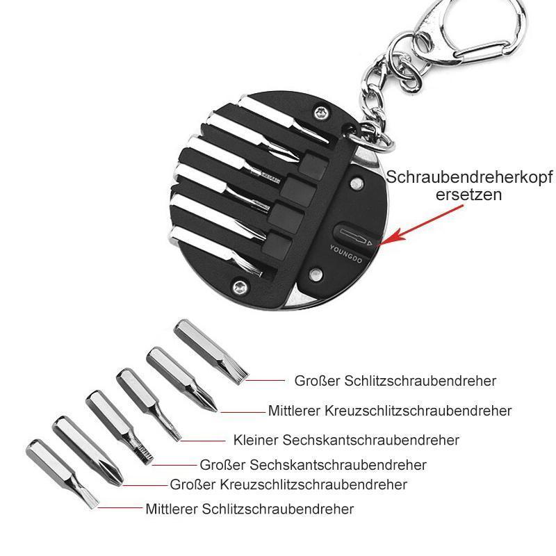 Multifunktionaler Münzschraubendreher