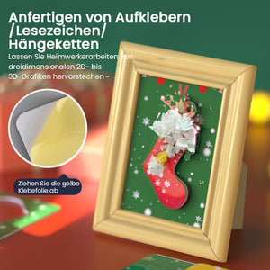 24 themenbezogene Weihnachtsbaum-DIY-Ornamente