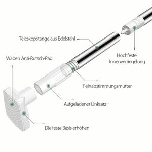 Teleskop Kleidung Rod aus Edelstahl