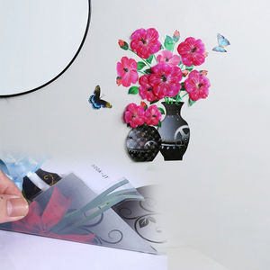 3D Stereo Vase Wandsticker selbstklebend