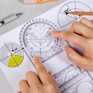 Multifunktionales geometrisches Lineal