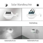 Solarbetriebene Dachrinnenlichter