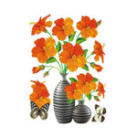 3D Stereo Vase Wandsticker selbstklebend