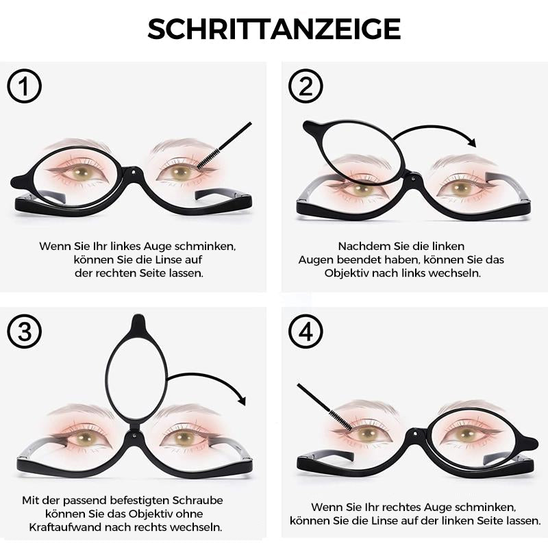 Klare Make-up Brille