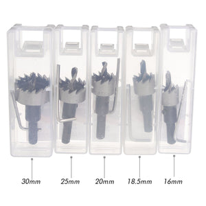 Carbide Spitze HSS Bohrer Lochsäge Set, 16-30mm, 5PCS - hallohaus