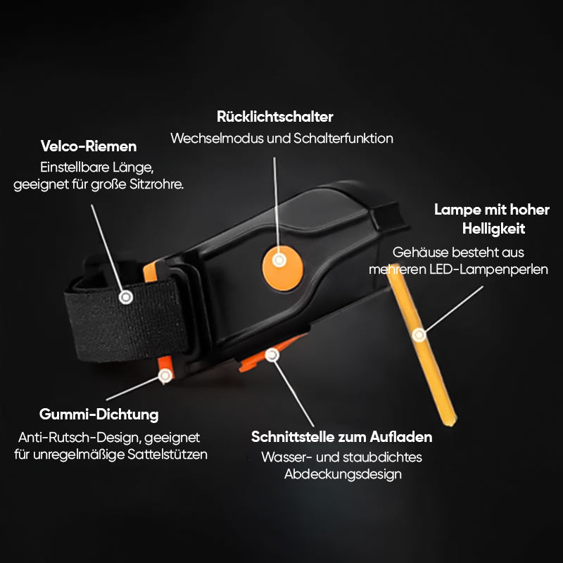 LED-Fahrradrücklicht