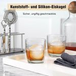 Kugel-Eisformen Umweltfreundliches ABS-Harzmaterial, 2 in Set