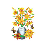 3D Stereo Vase Wandsticker selbstklebend