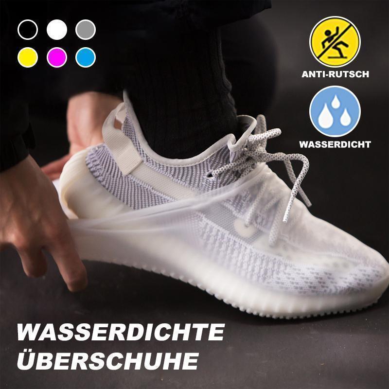 Unisex Wasserdichte Silikon Überschuhe, ein Paar