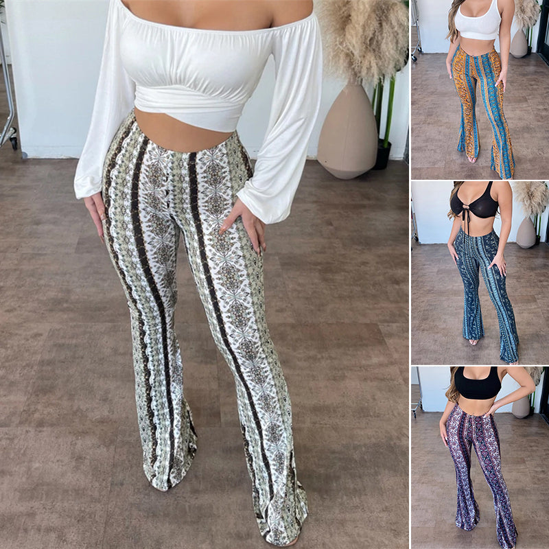 Hochelastische Bootcut-Leggings