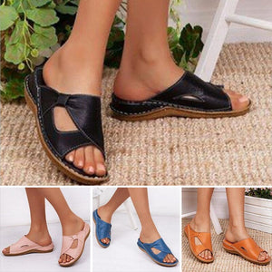 Frauen lässige tägliche bequeme Slip-On-Sandalen