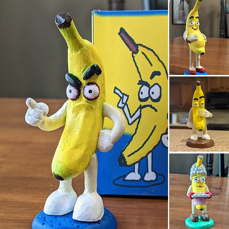 Mini Bananen Ornament