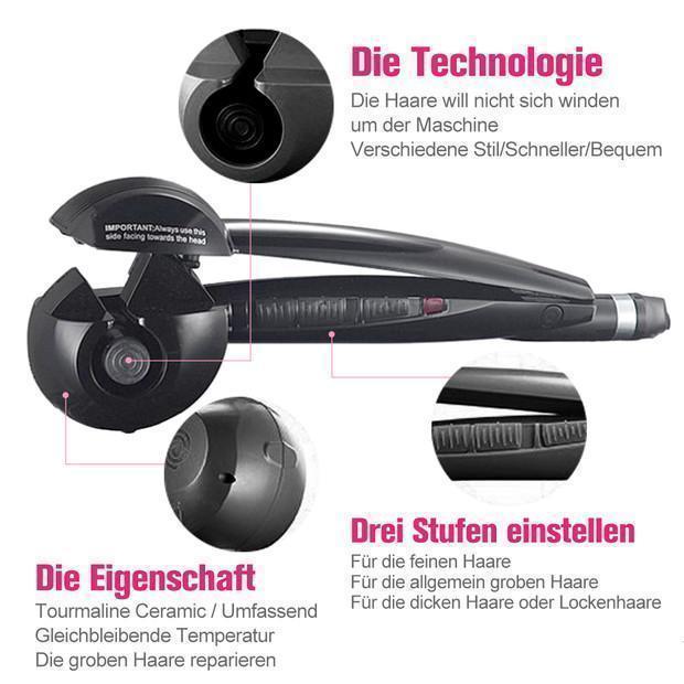 Vollautomatische Lockenmaschine in Schnecken-Form